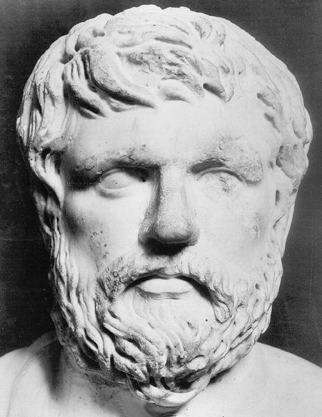 A bust of Xenophon.  Isn't that a very honest looking face?