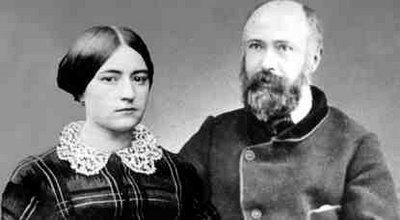 The father and mother of St. Therese of Lisieux, who happen to both be beatified!  By that, you can surely discern a happy marriage!